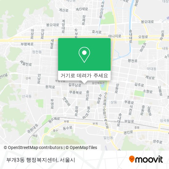 부개3동 행정복지센터 지도