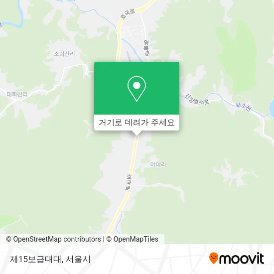 제15보급대대 지도