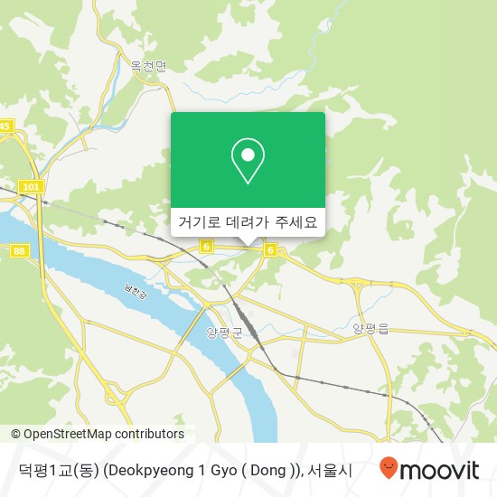덕평1교(동) (Deokpyeong 1 Gyo ( Dong )) 지도