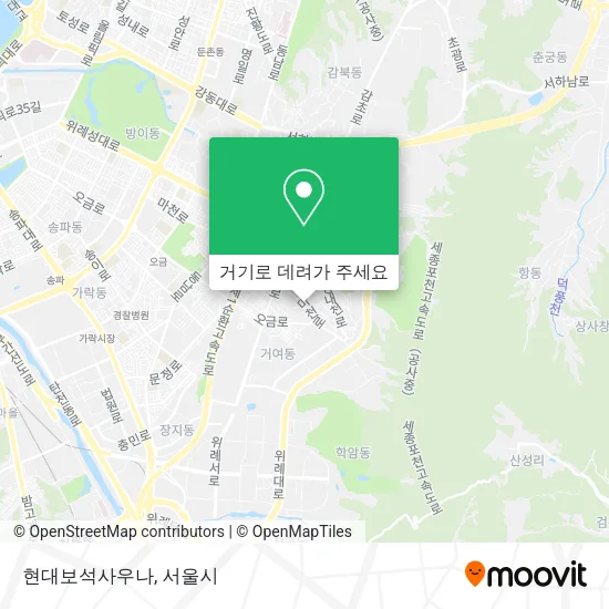 현대보석사우나 지도