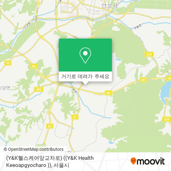 (Y&K헬스케어앞교차로) ((Y&K Health Keeoapgyocharo )) 지도