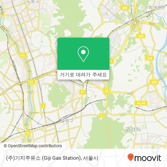(주)기지주유소 (Giji Gas Station) 지도