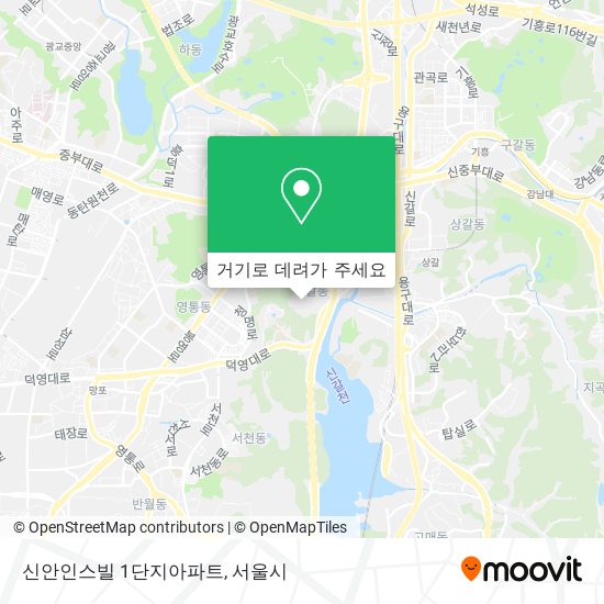 신안인스빌 1단지아파트 지도