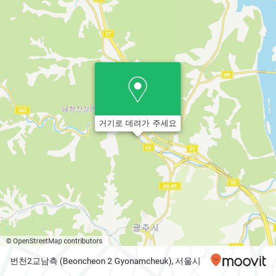 번천2교남측 (Beoncheon 2 Gyonamcheuk) 지도