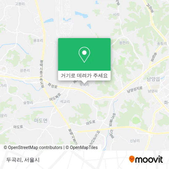 두곡리 지도