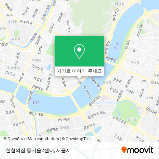 헌혈의집 동서울2센터 지도