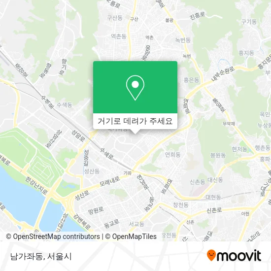 남가좌동 지도