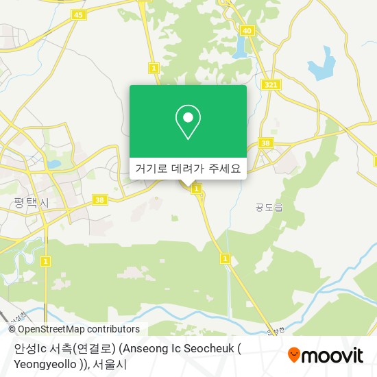 안성Ic 서측(연결로) (Anseong Ic Seocheuk ( Yeongyeollo )) 지도
