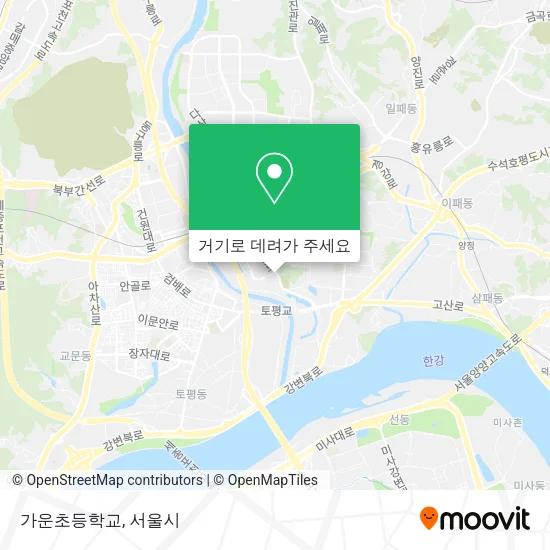 가운초등학교 지도