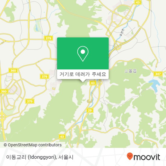 이동교리 (Idonggyori) 지도