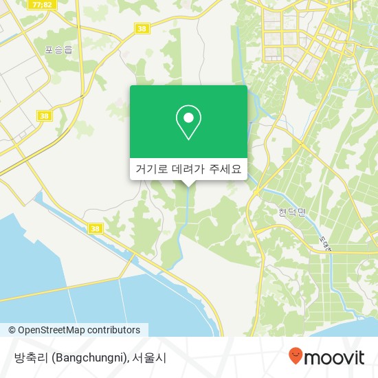 방축리 (Bangchungni) 지도