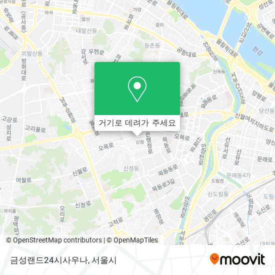 금성랜드24시사우나 지도