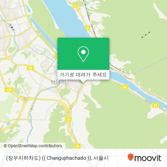 (창우지하차도) (( Changujihachado )) 지도