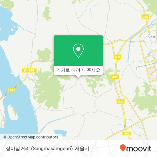 상마삼거리 (Sangmasamgeori) 지도