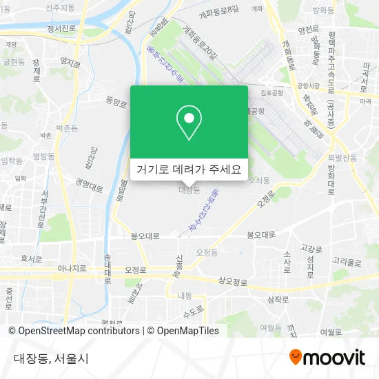 대장동 지도