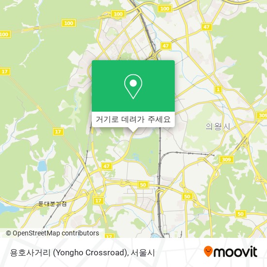 용호사거리 (Yongho Crossroad) 지도