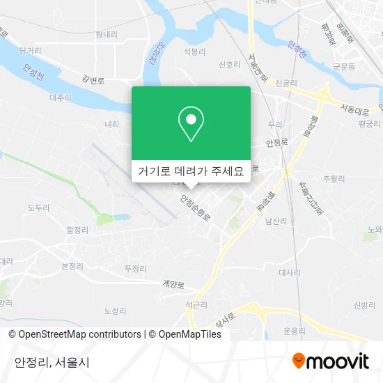 안정리 지도