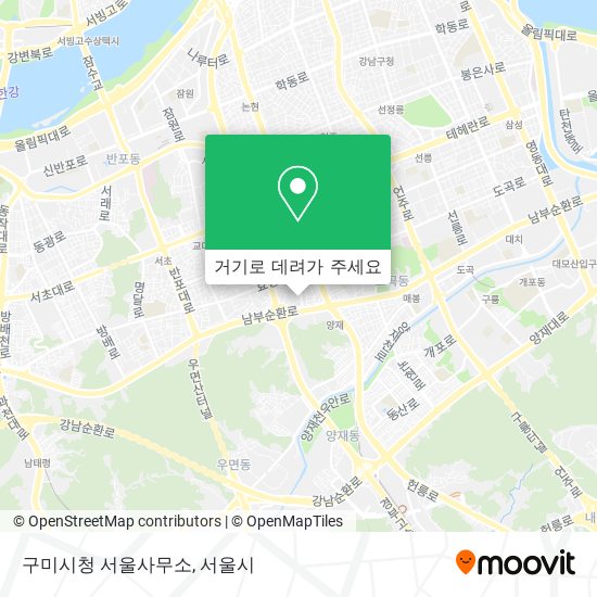 구미시청 서울사무소 지도