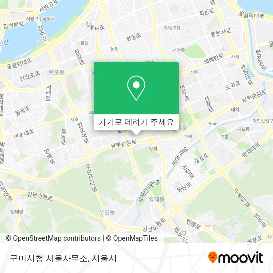 구미시청 서울사무소 지도