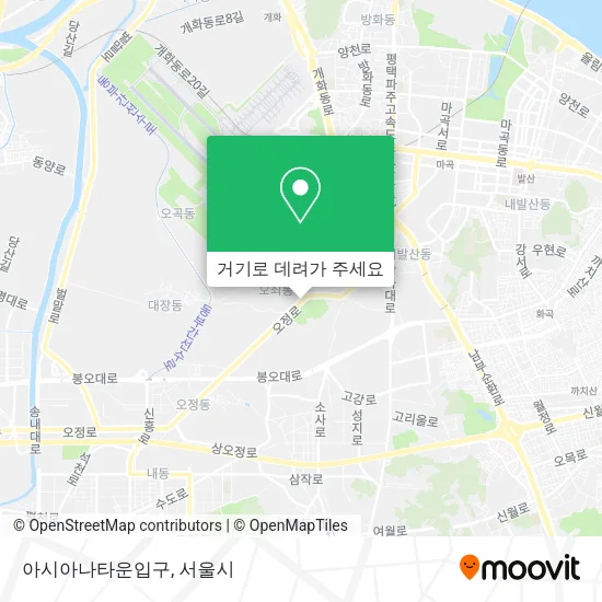 아시아나타운입구 지도