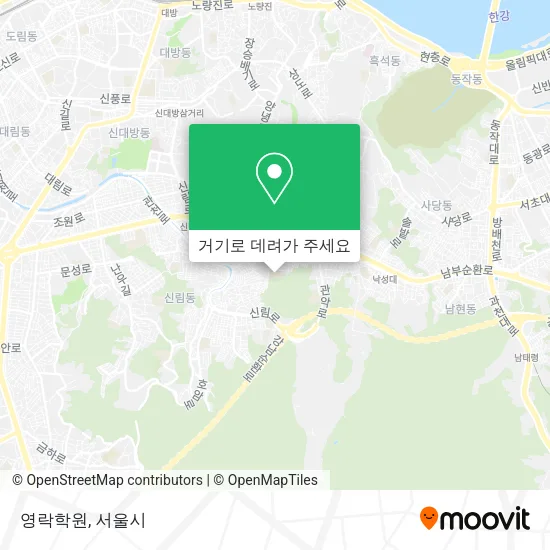 영락학원 지도