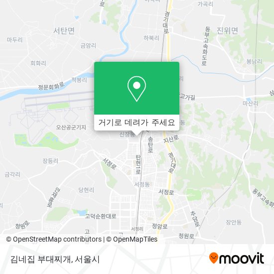 김네집 부대찌개 지도