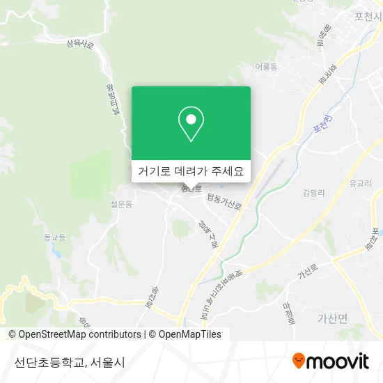 선단초등학교 지도