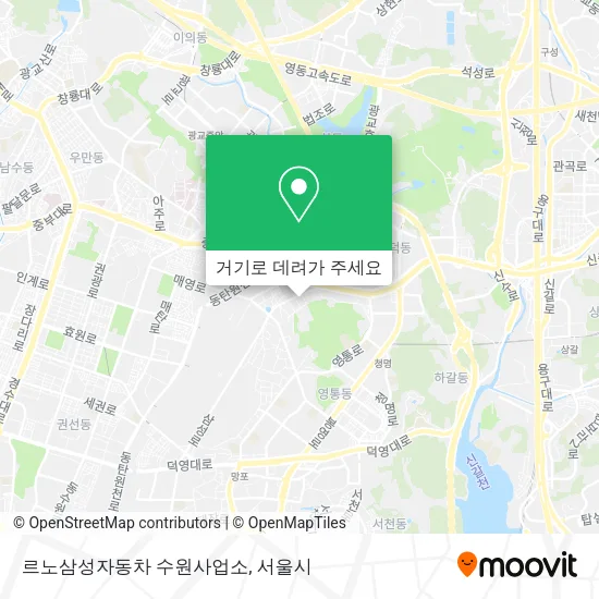 르노삼성자동차 수원사업소 지도