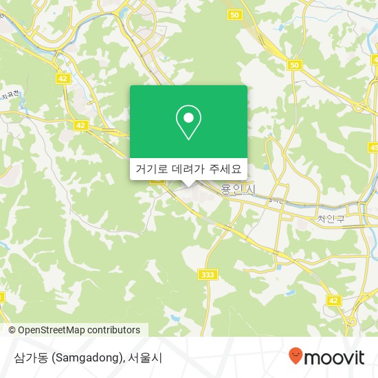 삼가동 (Samgadong) 지도