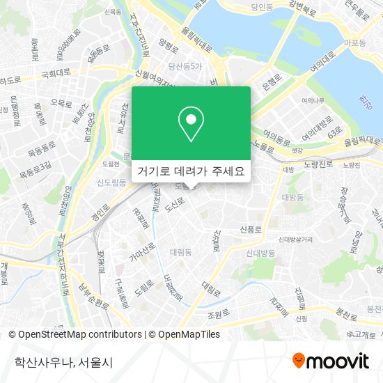 학산사우나 지도