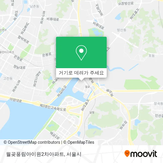 월곶풍림아이원2차아파트 지도