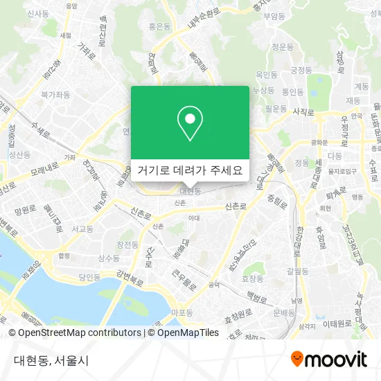 대현동 지도
