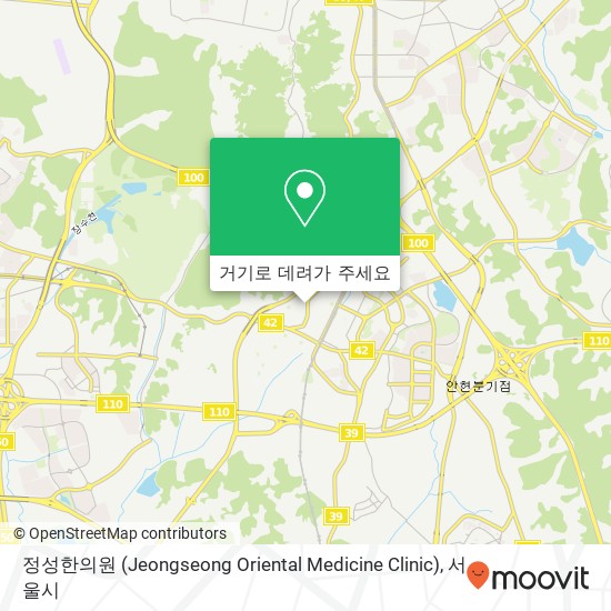 정성한의원 (Jeongseong Oriental Medicine Clinic) 지도