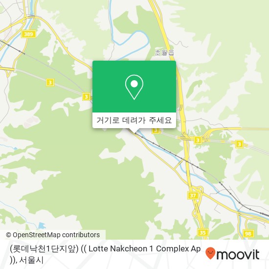 (롯데낙천1단지앞) (( Lotte Nakcheon 1 Complex Ap )) 지도