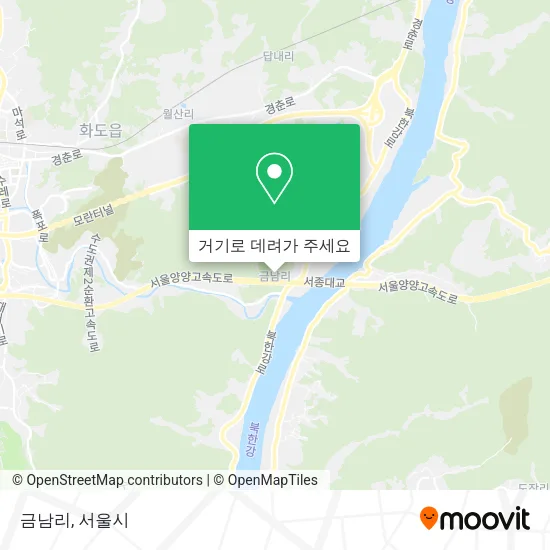 금남리 지도