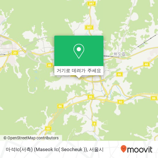 마석Ic(서측) (Maseok Ic( Seocheuk )) 지도