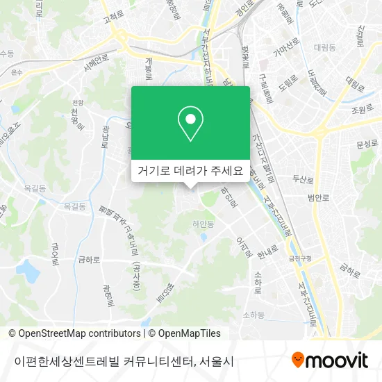 이편한세상센트레빌 커뮤니티센터 지도