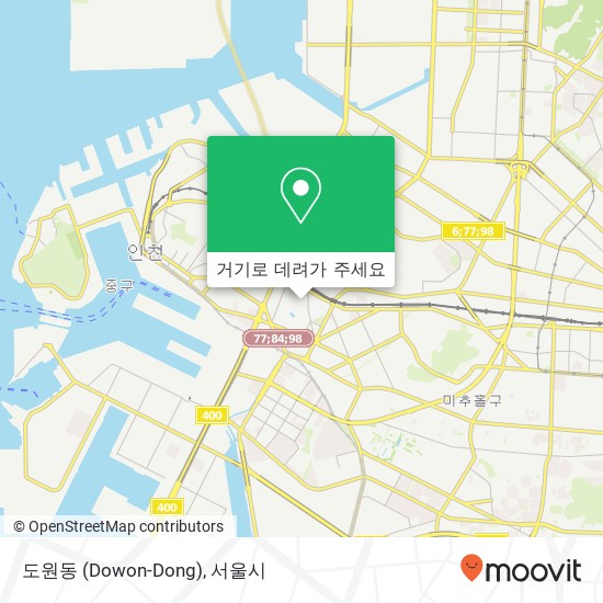 도원동 (Dowon-Dong) 지도