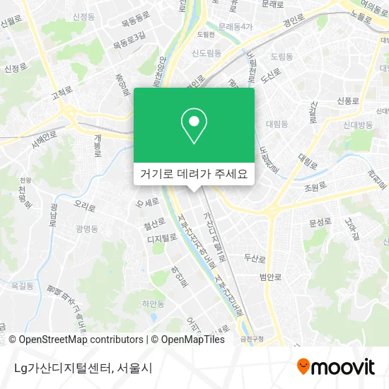 Lg가산디지털센터 지도