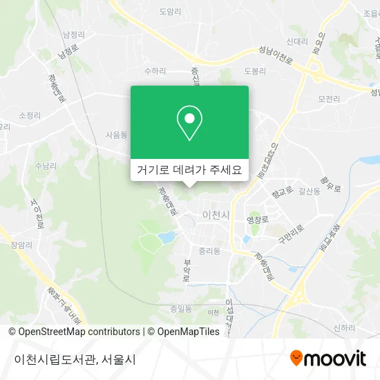 이천시립도서관 지도
