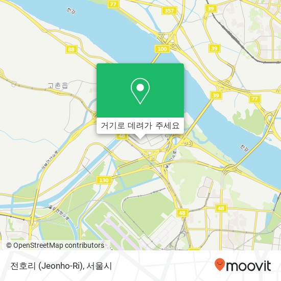 전호리 (Jeonho-Ri) 지도
