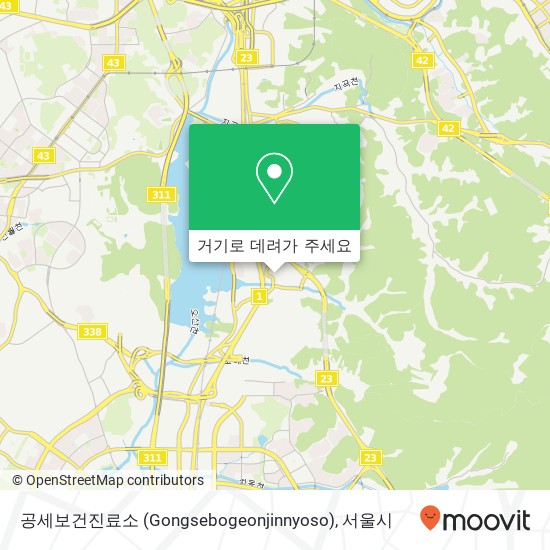 공세보건진료소 (Gongsebogeonjinnyoso) 지도