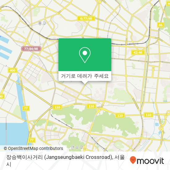 장승백이사거리 (Jangseungbaeki Crossroad) 지도