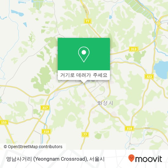 영남사거리 (Yeongnam Crossroad) 지도