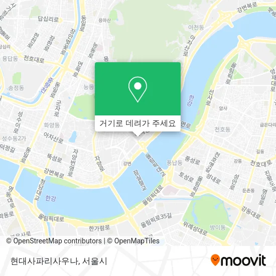 현대사파리사우나 지도