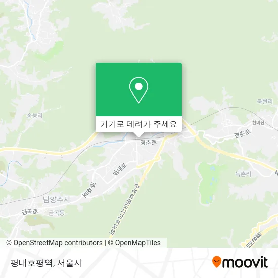 평내호평역 지도