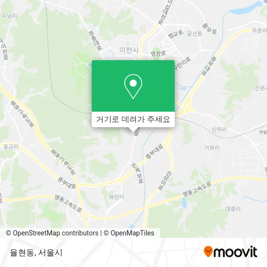 율현동 지도