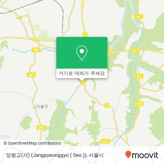 장평교(서) (Jangpyeonggyo ( Seo )) 지도