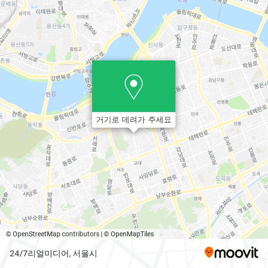 24/7리얼미디어 지도