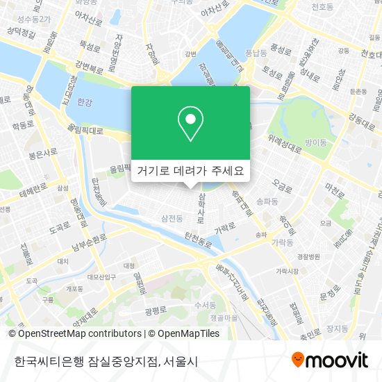 한국씨티은행 잠실중앙지점 지도